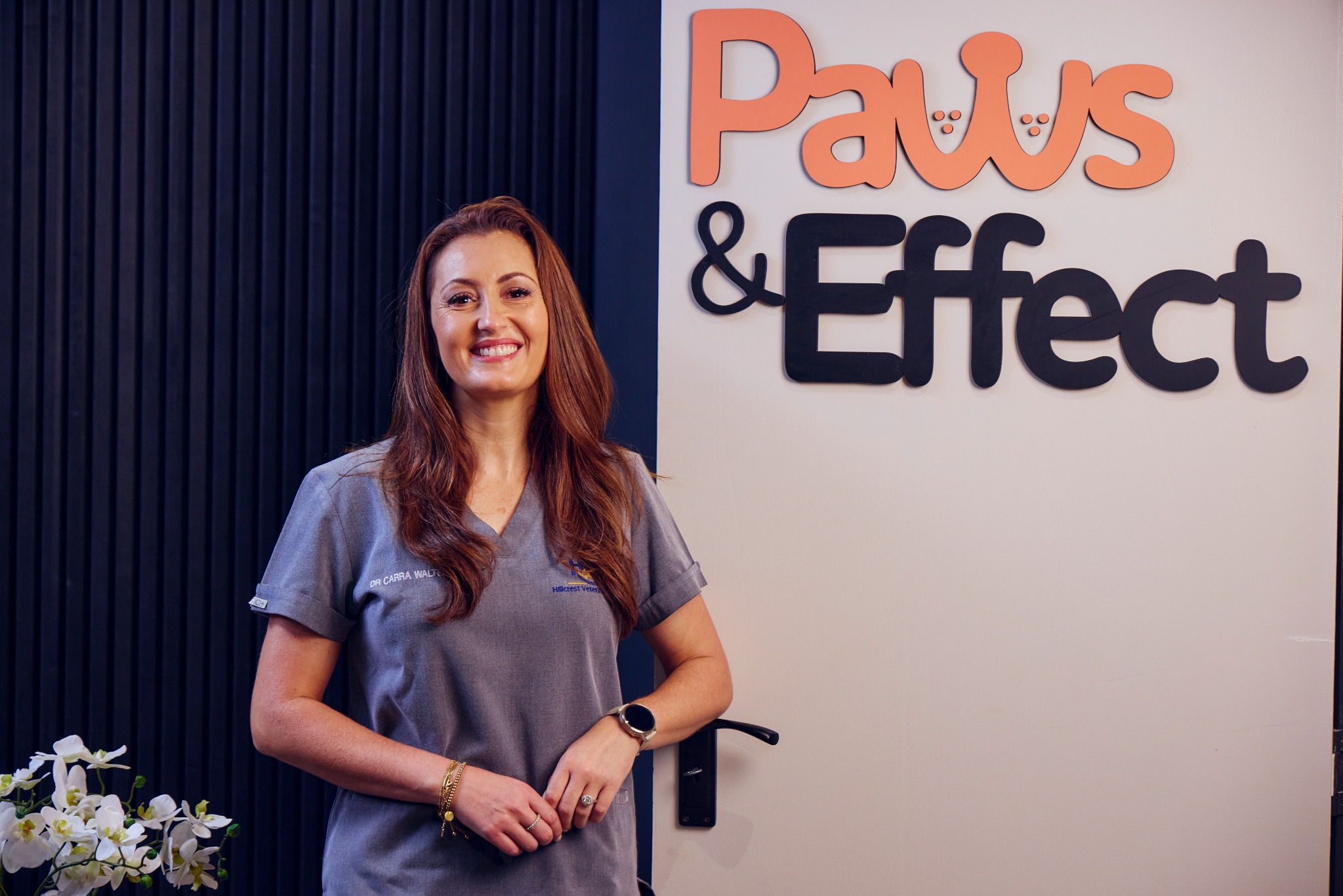 The Paws and Effect Podcast identity